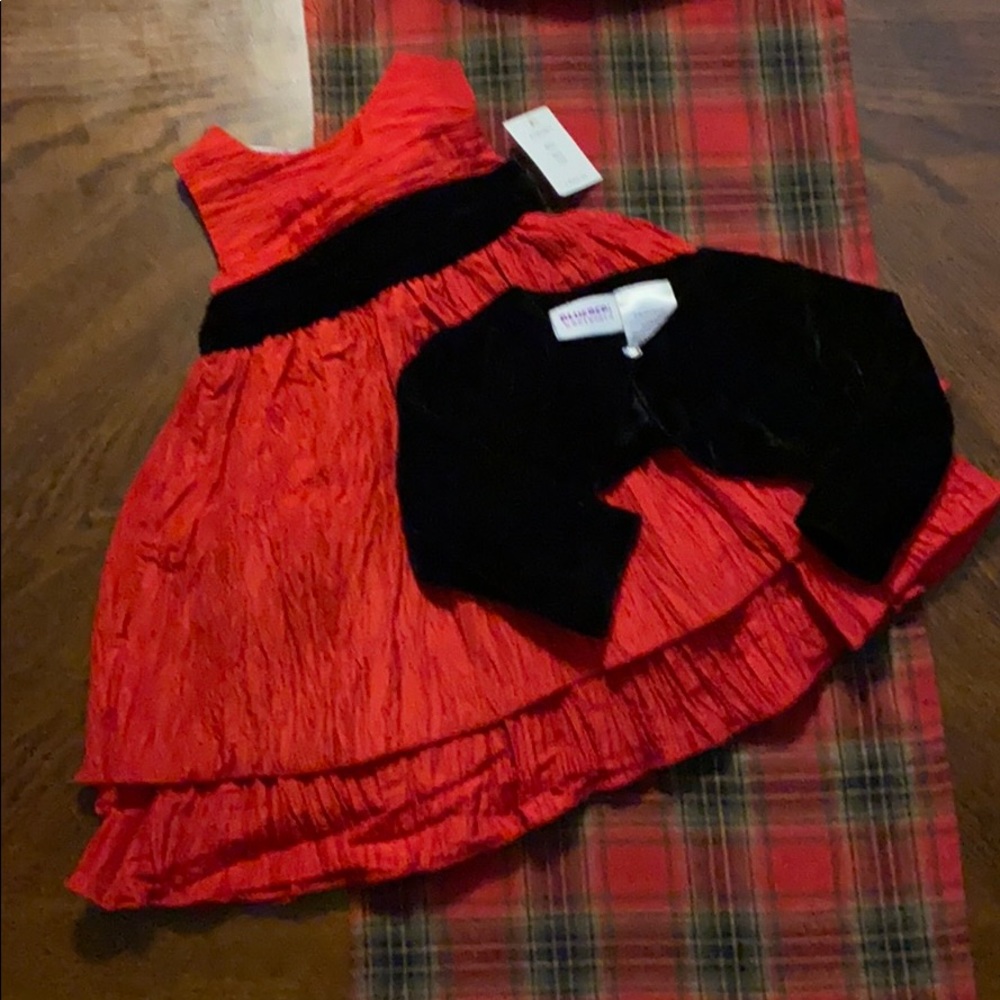 Holiday Dress with Cardigan NWT